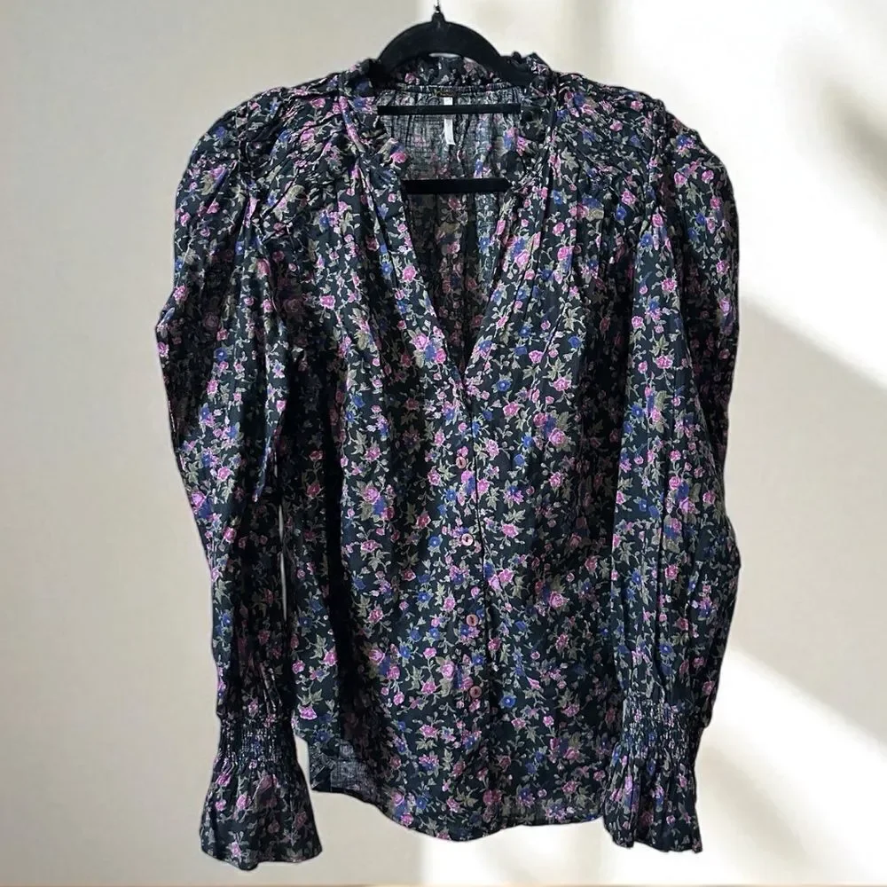 Free People Meant to Be Blouse Size Small
